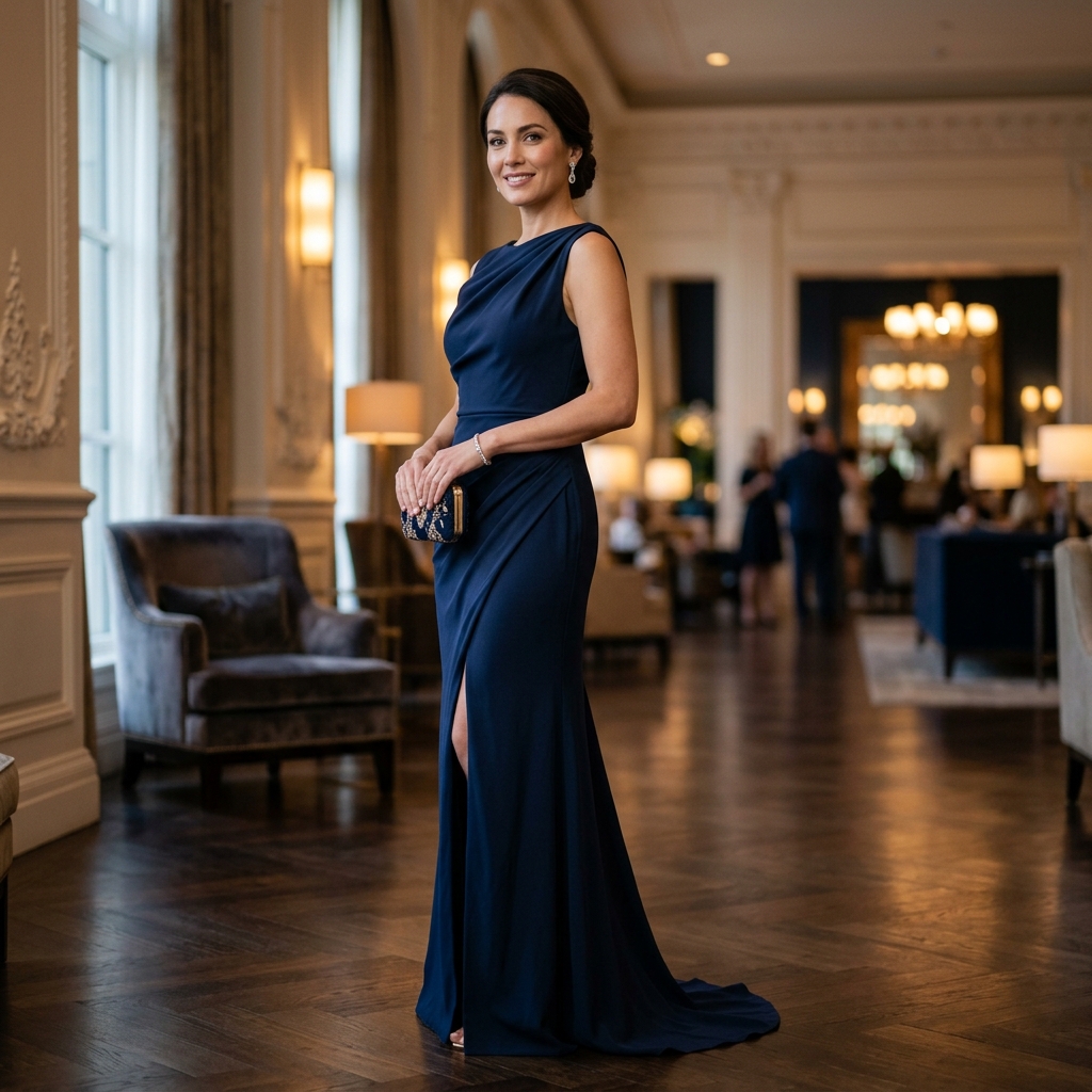 Elegant dress showcase